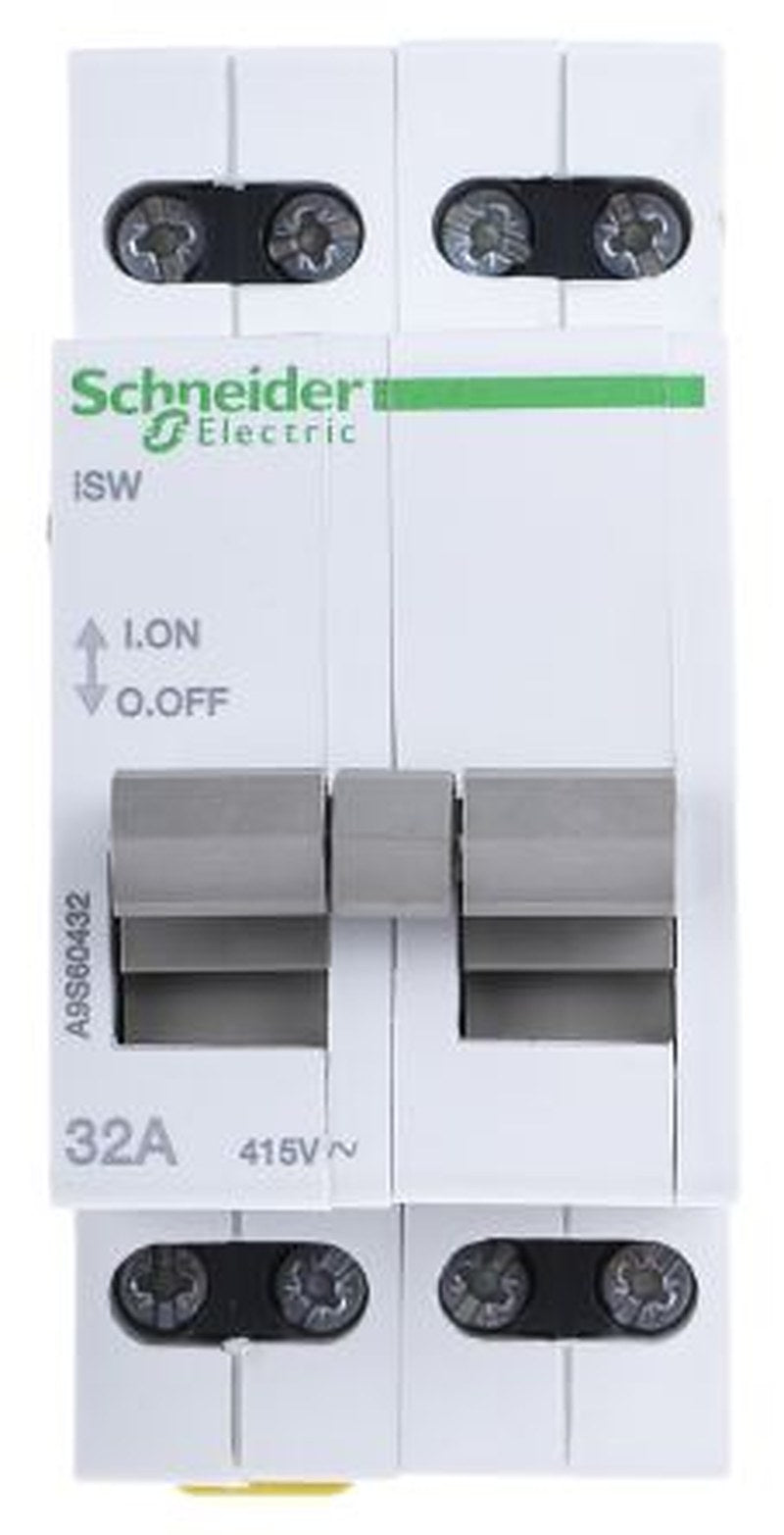 Schneider Electric 4-Pole Surface Isolator Switch -, IP40, 32A