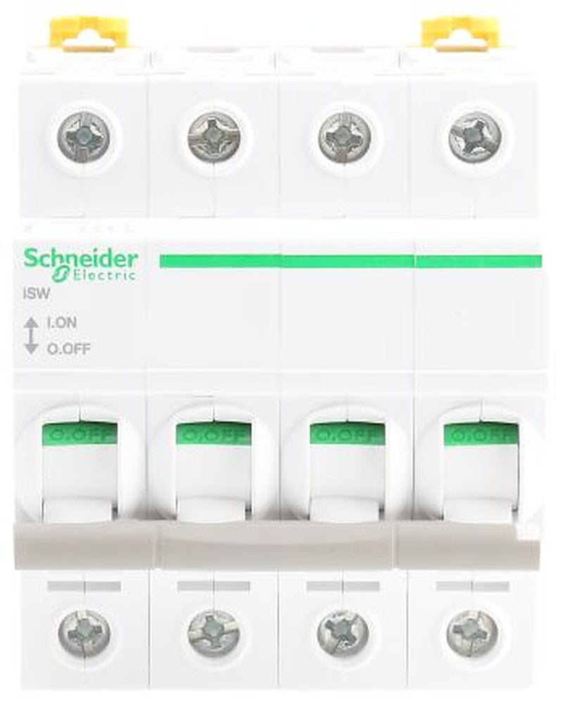 Schneider Electric 4-Pole Surface Isolator Switch -, IP20, 125A