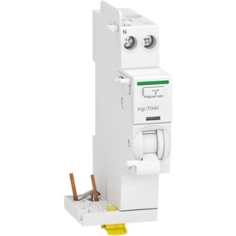 Schneider Electric Acti9 iDT40 Series Residual Current Device, 40A, 1-Pole, 300 mA, Type A-SI, 40 A