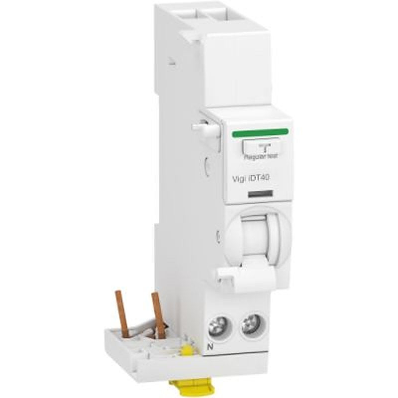 Schneider Electric Acti9 iDT40 Series Residual Current Device, 40A, 1-Pole, 300 mA, Type A-SI, 40 A