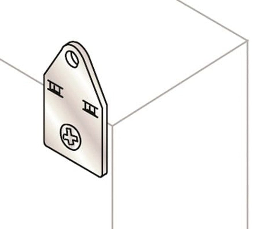 ABB SR/SRN Series Stainless Steel Wall Bracket for Use with SRX Enclosure 3 mm x 200 mm x 100mm