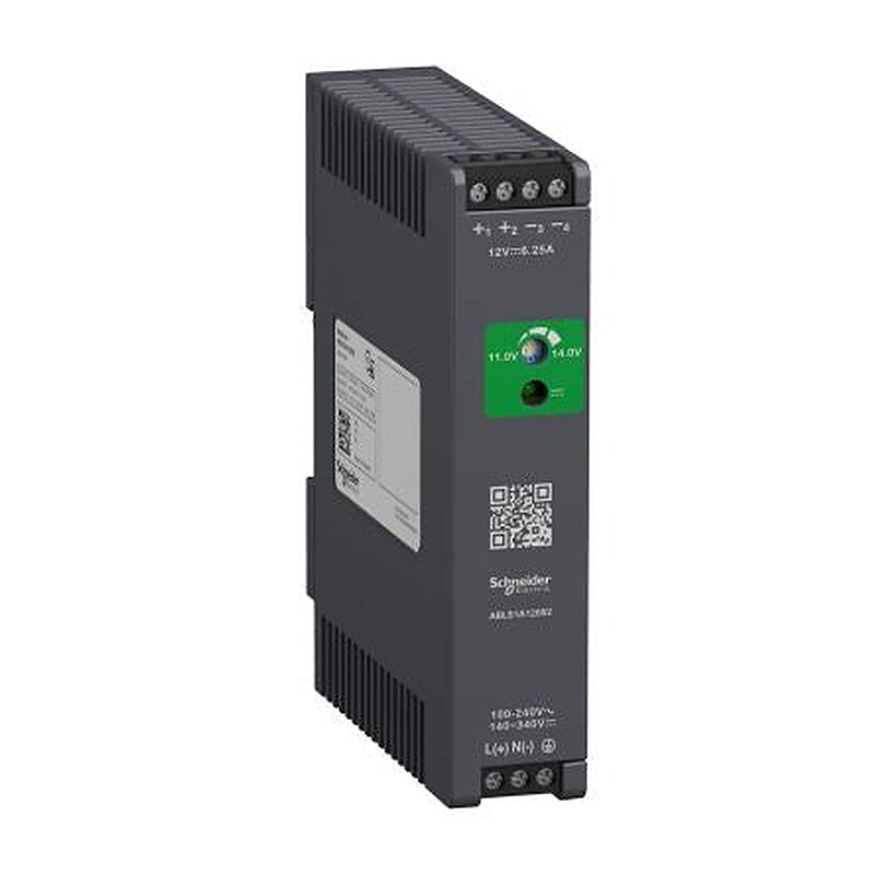 Schneider Electric Power Supply, ABLS1A12062 12V dc, 75 W, Input 100V ac to 240V ac