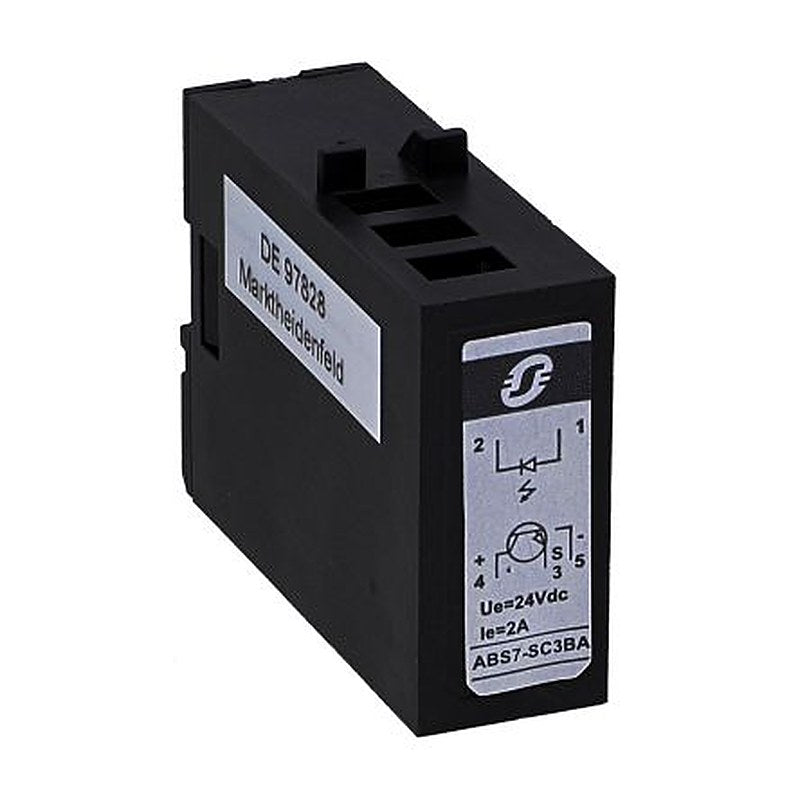 Schneider Electric ABS Series Industrial Mount Solid State Relays, 10 A Load, Plug-in Mount, 24 V dc Load, 24V dc