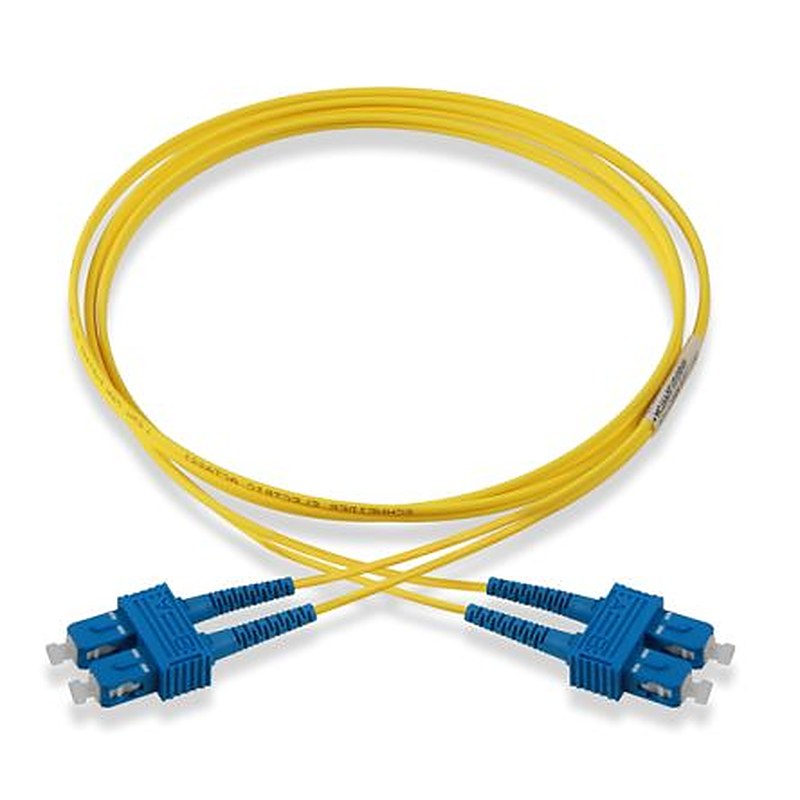 Schneider Electric SC to Fibre Optic Cable, Yellow, 1 m