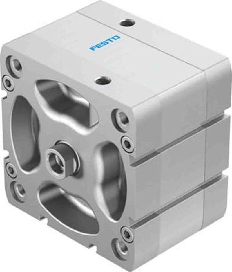 Festo Pneumatic Compact Cylinder - 536385 100 mm Bore, 15 mm ADN-100-15-I-P-A Series, Double Acting Acting