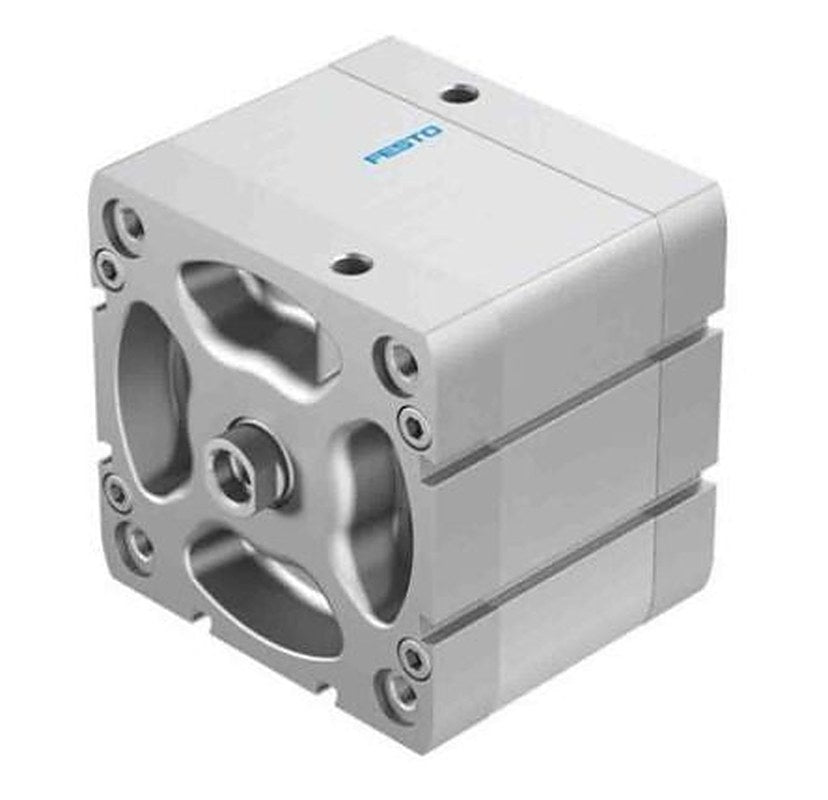 Festo Pneumatic Compact Cylinder - 536388 100 mm Bore, 30 mm ADNGF Series, Double Acting Acting