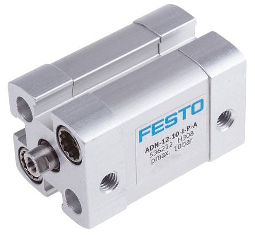 Festo Pneumatic Cylinder - 536212 12 mm Bore, 10 mm ADN Series, Double Acting Acting