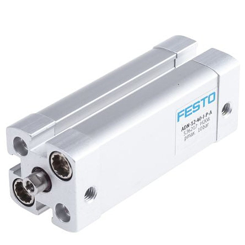 Festo Pneumatic Cylinder - 536217 12 mm Bore, 40 mm ADN Series, Double Acting Acting