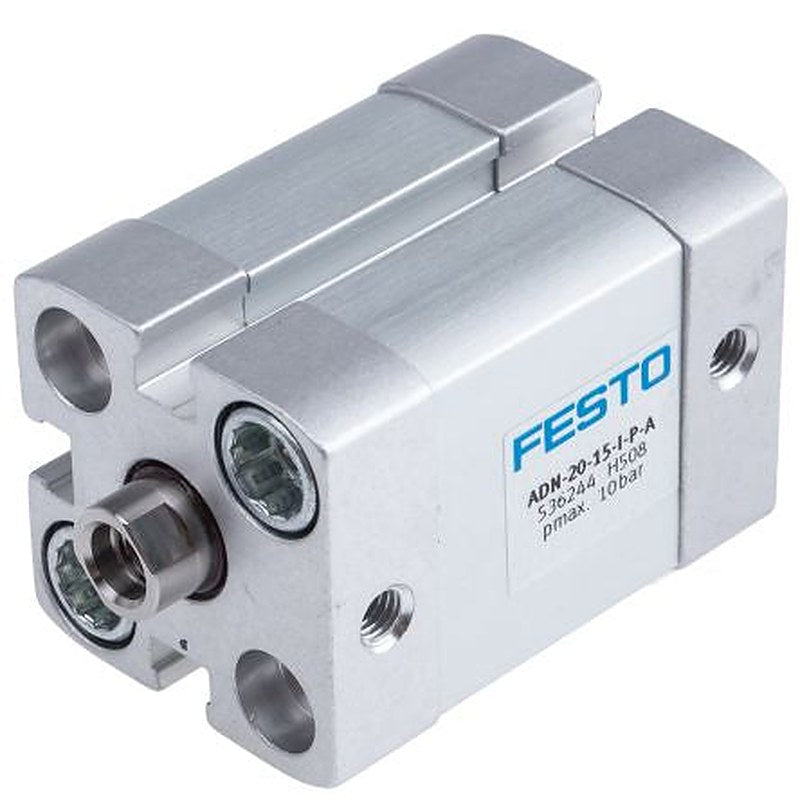 Festo Pneumatic Cylinder - 536244 20 mm Bore, 15 mm ADN Series, Double Acting Acting