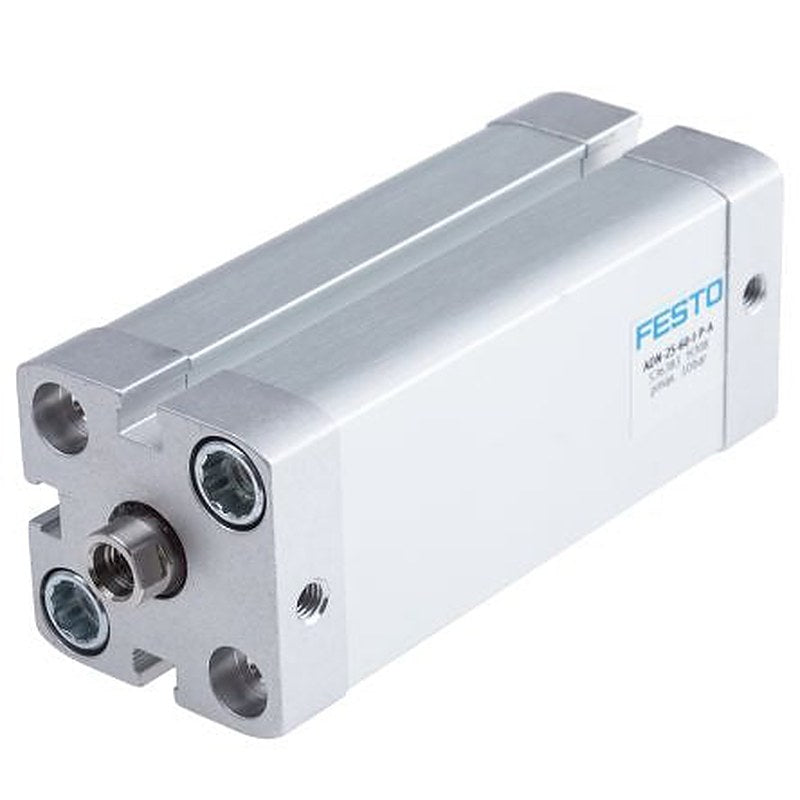 Festo Pneumatic Cylinder - 536383 25 mm Bore, 60 mm ADN Series, Double Acting Acting