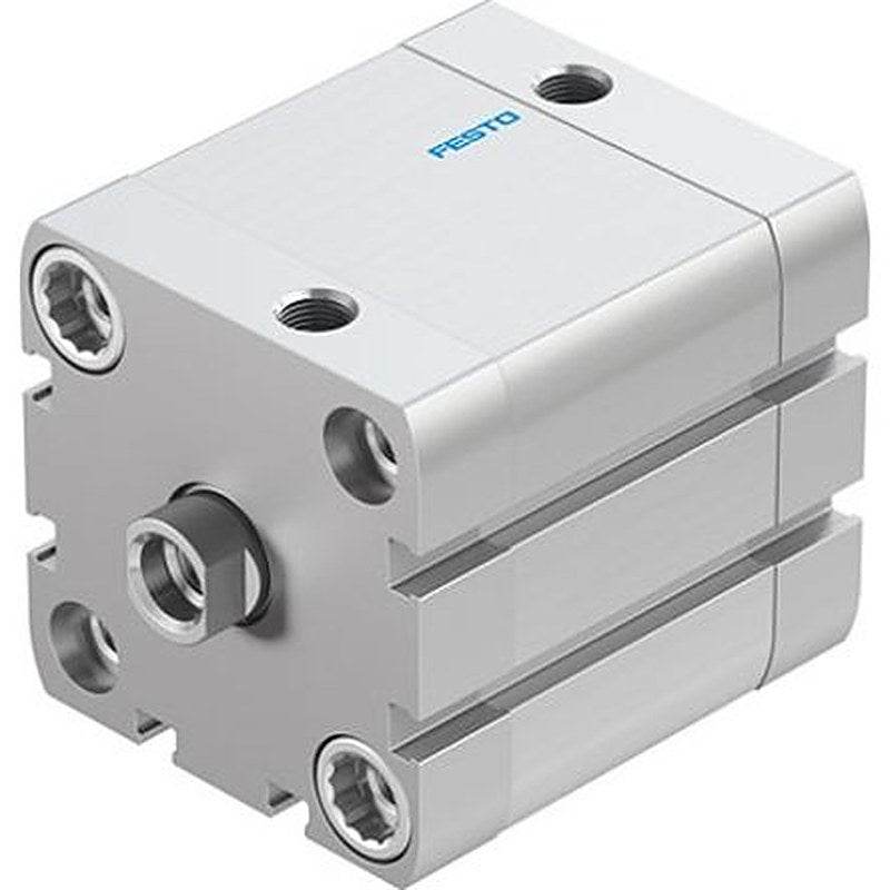 Festo Pneumatic Compact Cylinder - ADN-50-35-I-PPS-A 50 mm Bore, 35 mm ADN Series, Double Acting Acting