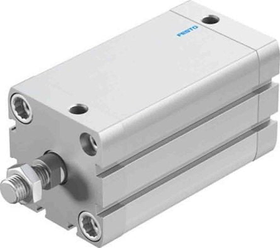 Festo Pneumatic Compact Cylinder - 572699 50 mm Bore, 80 mm ADN Series, Double Acting Acting