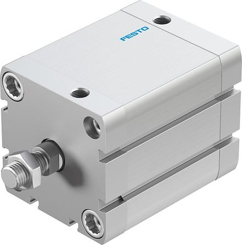 Festo Pneumatic Compact Cylinder - 536338 63 mm Bore, 50 mm ADN-63-50-A-P-A Series, Double Acting Acting