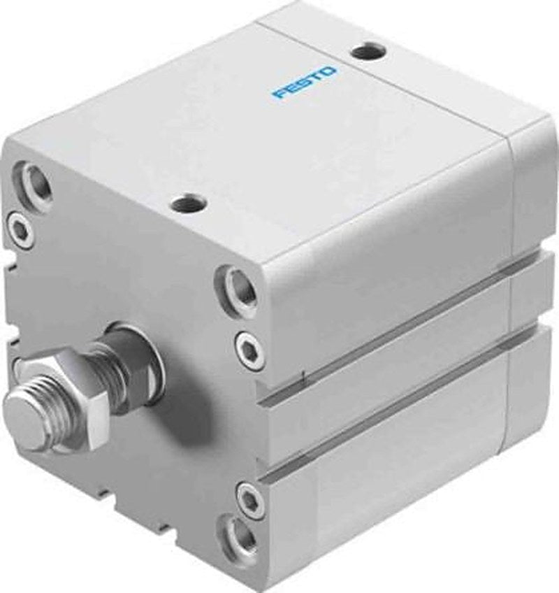 Festo Pneumatic Compact Cylinder - 572733 80 mm Bore, 50 mm ADN Series, Double Acting Acting
