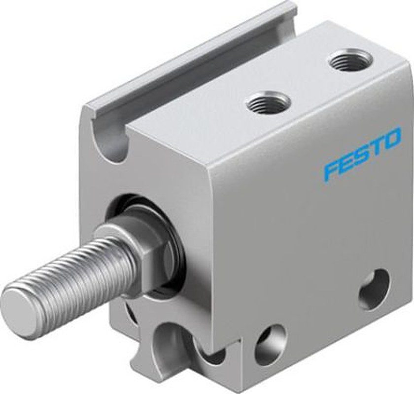 Festo Pneumatic Compact Cylinder - 8080589 10 mm Bore, 5 mm ADN-S-10-5-A Series, Double Acting Acting