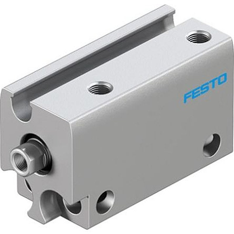 Festo Pneumatic Compact Cylinder - ADN-S-6-10-I-A-F1A 6 mm Bore, 10 mm ADN Series, Double Acting Acting