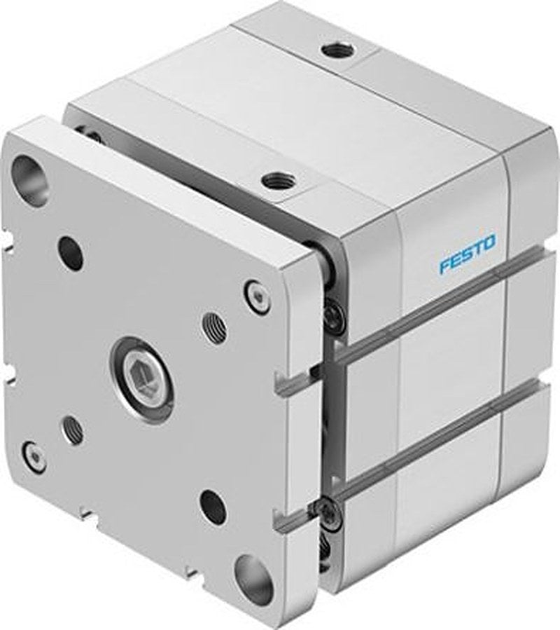 Festo Pneumatic Compact Cylinder - 577226 100 mm Bore, 20 mm ADNGF Series, Double Acting Acting