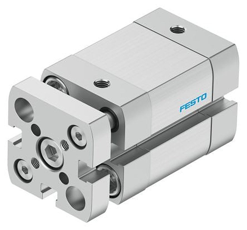 Festo Pneumatic Compact Cylinder - 554222 20 mm Bore, 15 mm ADNGF Series, Double Acting Acting