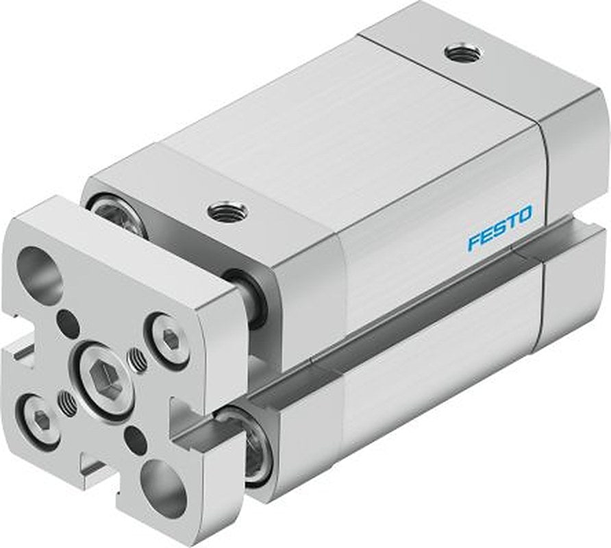Festo Pneumatic Compact Cylinder - 554224 20 mm Bore, 25 mm ADNGF-20-25-P-A Series, Double Acting Acting