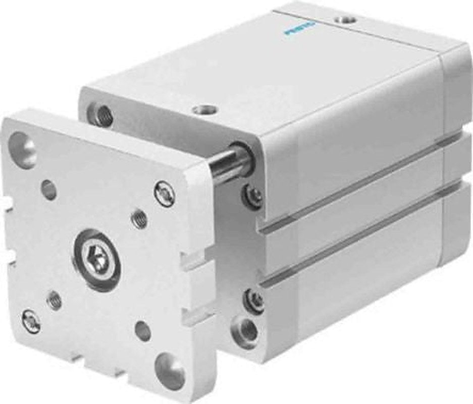 Festo Pneumatic Compact Cylinder - 554277 80 mm Bore, 10 mm ADNGF-80-10-P-A Series, Double Acting Acting
