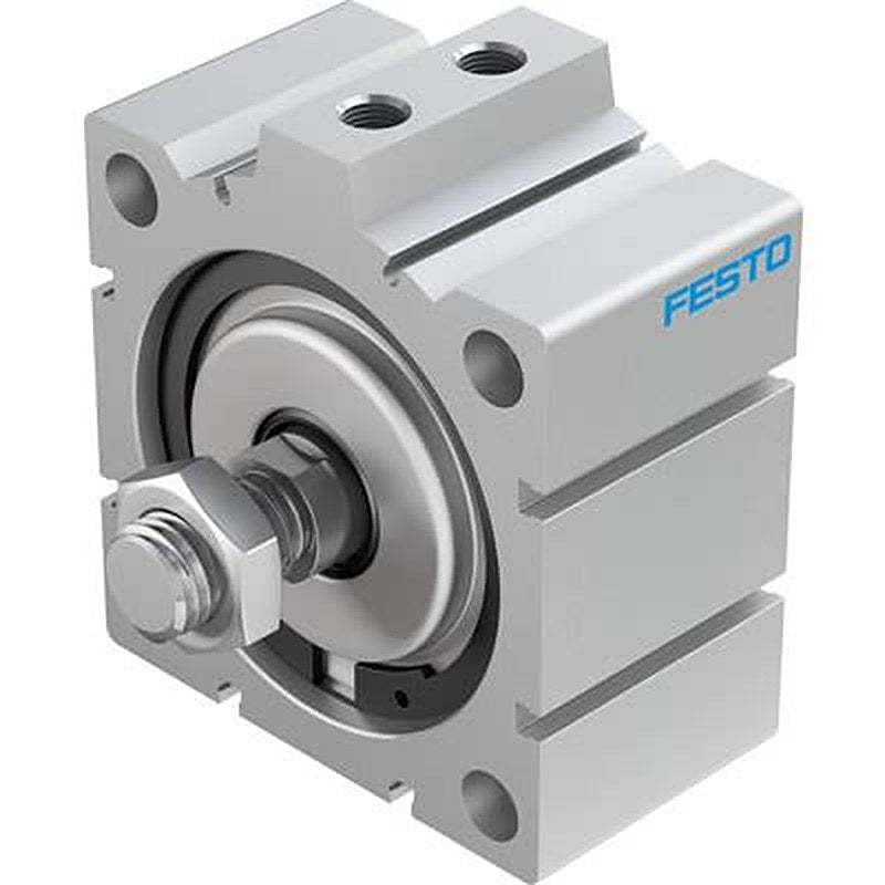 Festo Pneumatic Compact Cylinder - 188345 100 mm Bore, 15 mm ADVC Series, Double Acting Acting