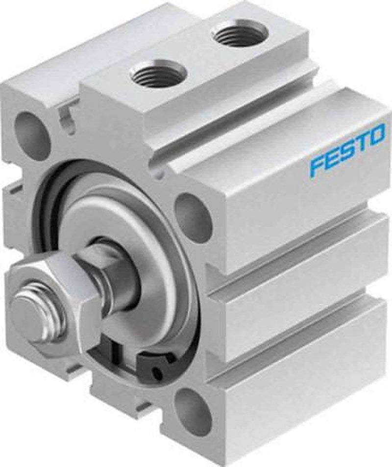 Festo Pneumatic Compact Cylinder - 40 mm Bore, 10 mm ADVC Series, Double Acting Acting