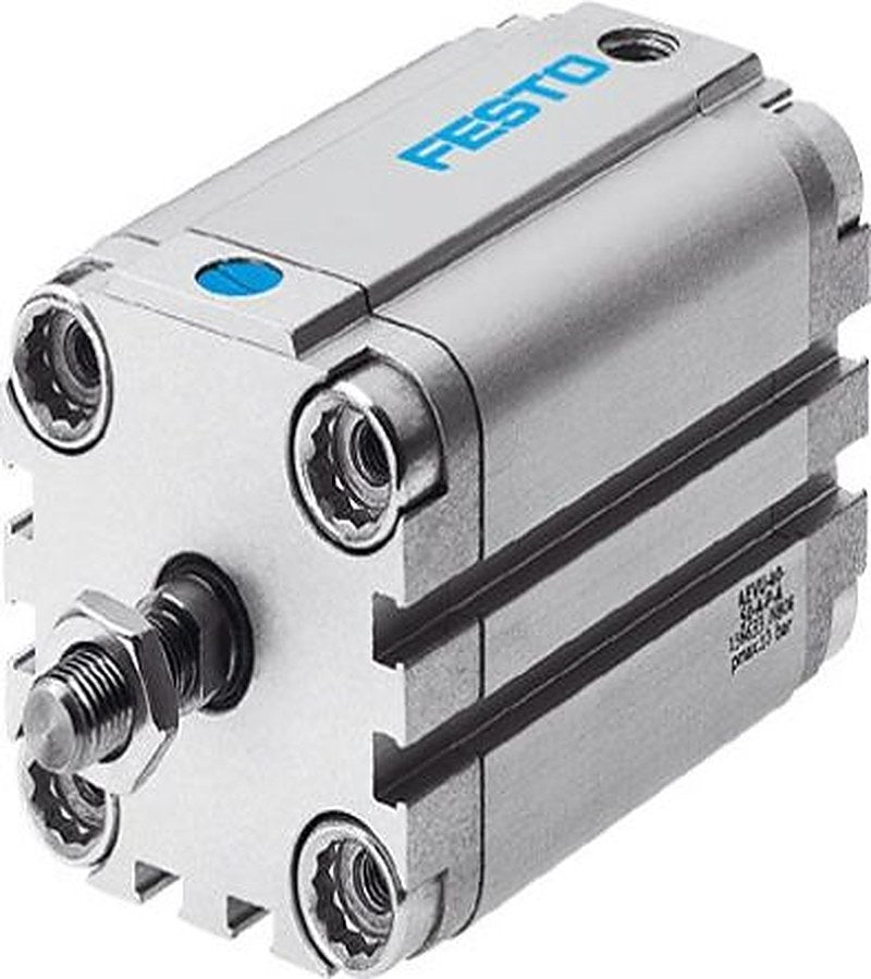 Festo Pneumatic Compact Cylinder - 157018 100 mm Bore, 10 mm AEVU Series, Single Acting Acting