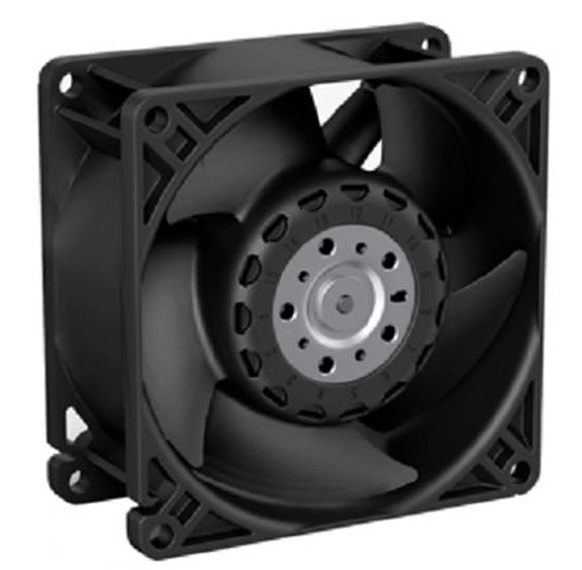 ebm-papst AxiForce 80 Series Axial Fan, 24V dc, 178 m³/h, 25 W, 1.04 A Max 80 mm 80mm 38 mm