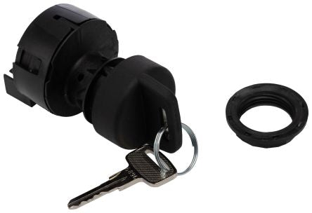 Honeywell Key Switch, 20A 3-Way Straight-Key