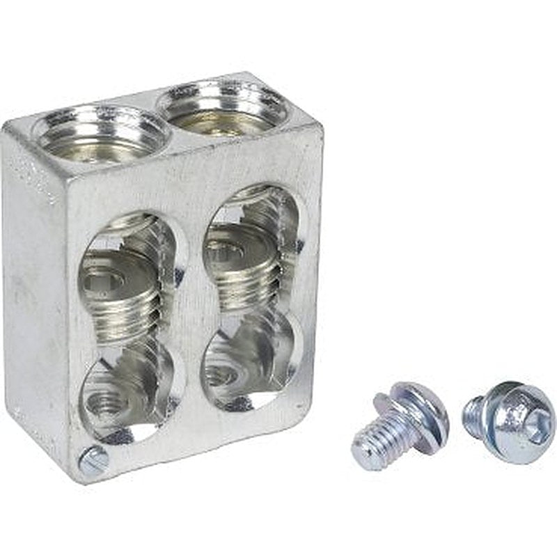 Circuit breaker accessory, PowerPacT P, lug kit, mechanical, 1200A, 3/0 AWG to 500kcmil, unit mount and I-Line, Al (Circuit breaker accessory PowerPacT P) is a Schneider Electric product. Designed for reliable performance and long service life. Available across Iraq — contact us for pricing and delivery options.