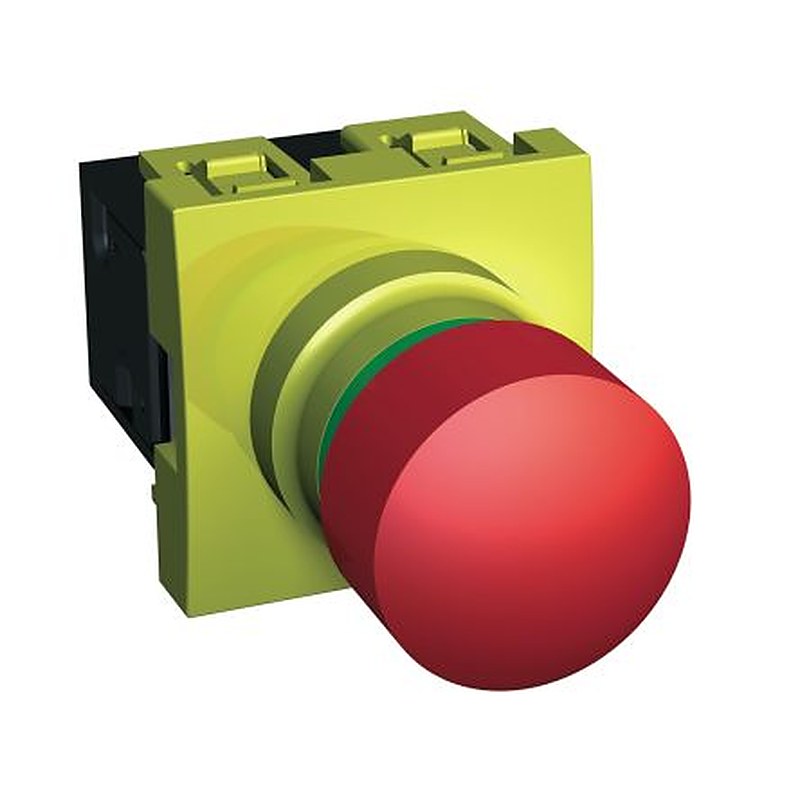 Schneider Electric Unica Series Push-in Emergency Stop Push Button, Surface Mount, IP44
