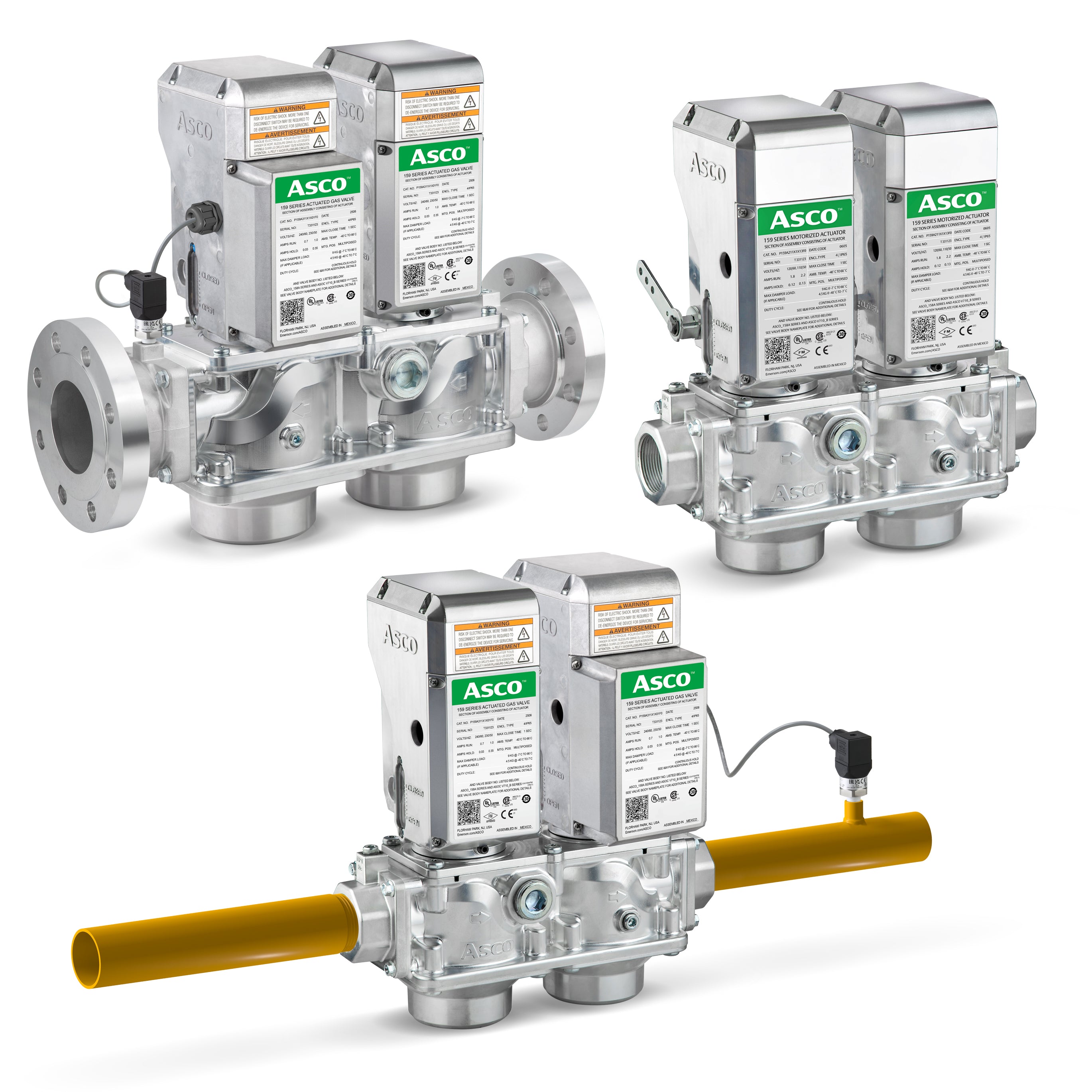 ASCO 158 & 159 Motorized Actuators