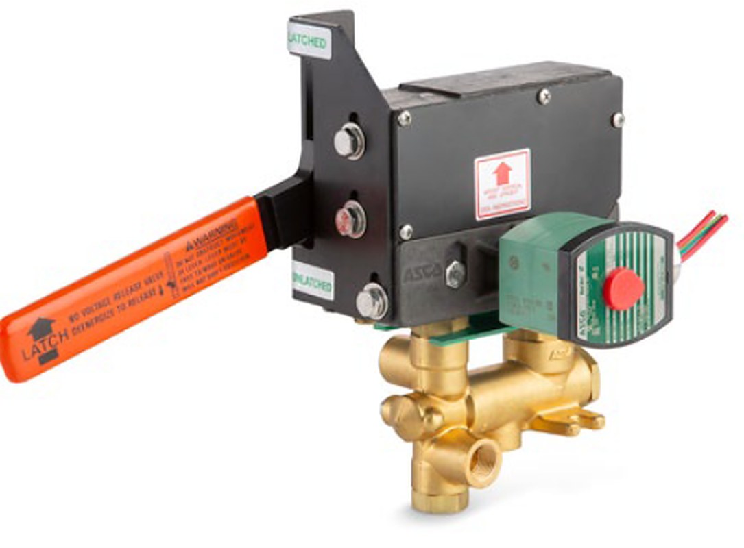 ASCO 410 Brass Manual Reset Solenoid Valve