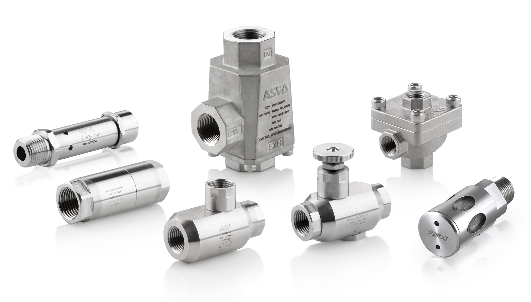 ASCO 800 Stainless Steel Valve Acessories