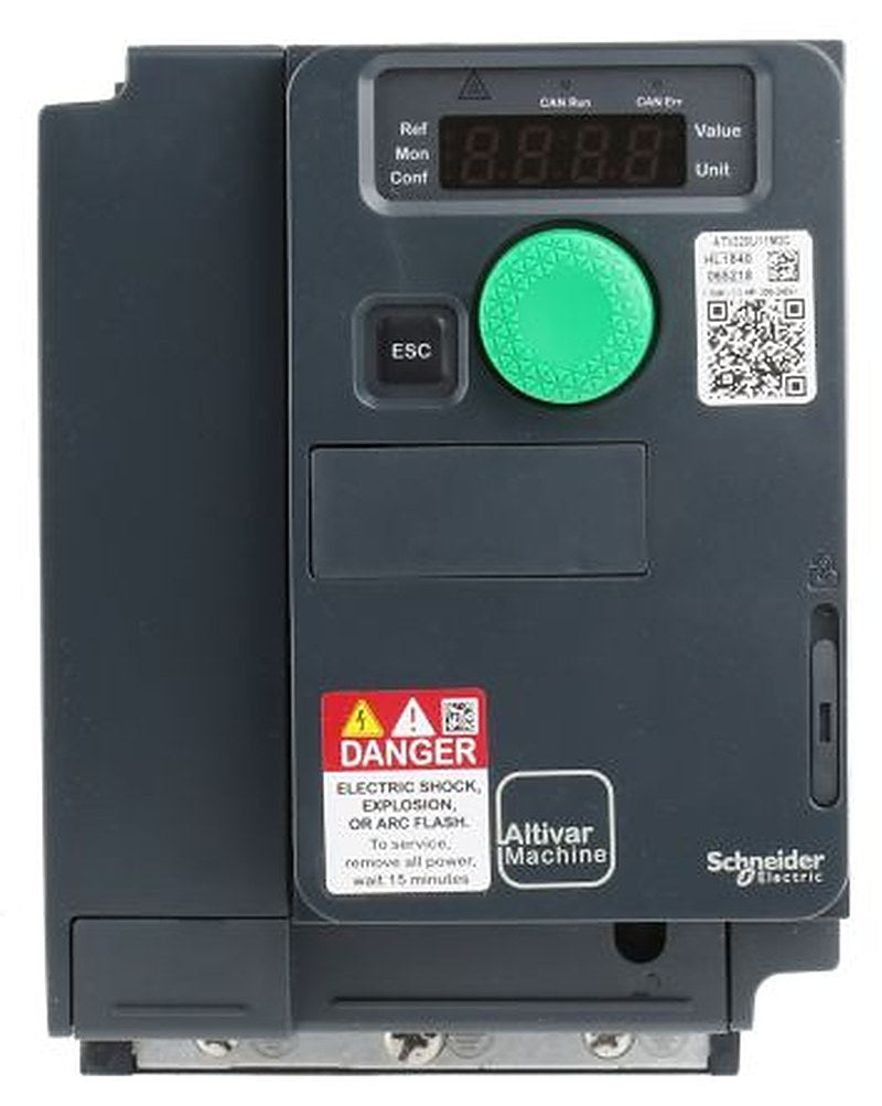 Schneider Electric Variable Speed Drive, 1.1 kW, 1 Phase, ATV320 Series 240V 6.9 A