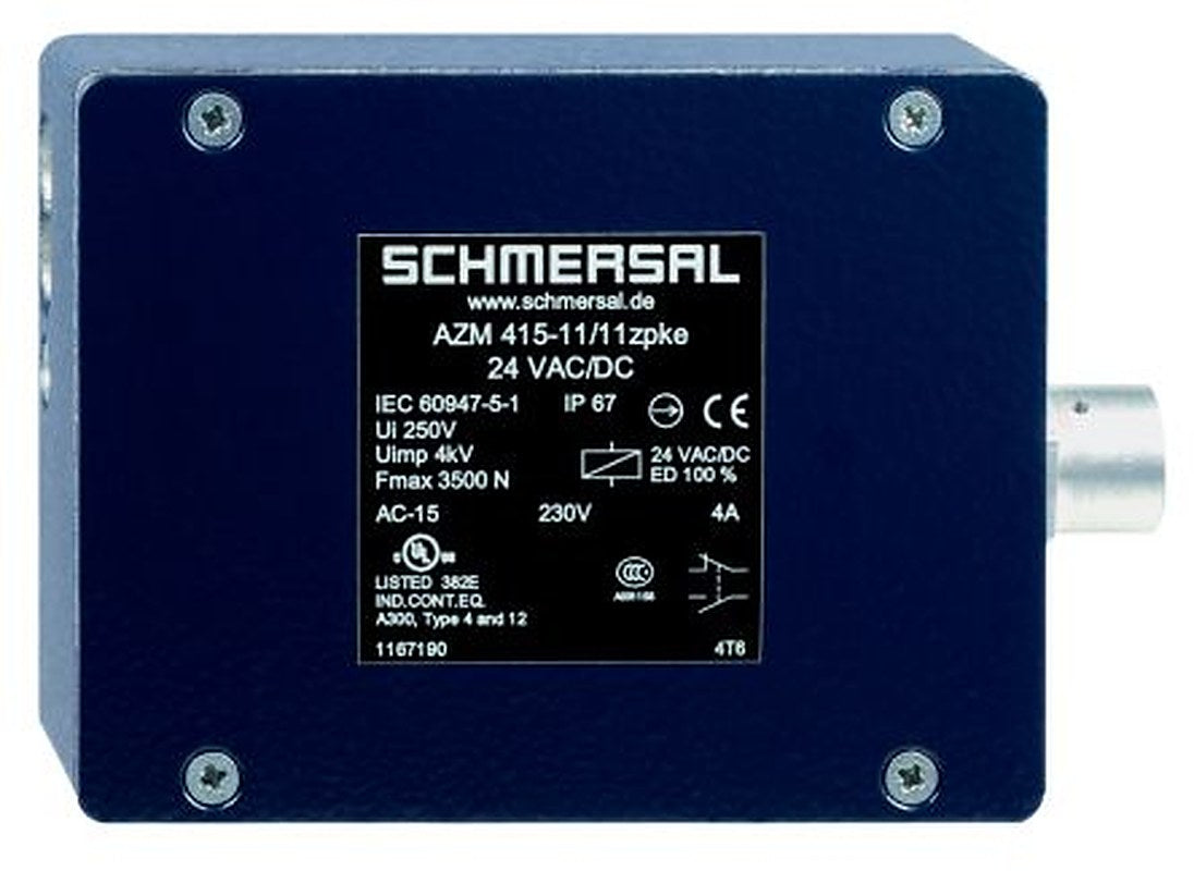 Schmersal AZM 415 Series Solenoid Interlock Switch, Power to Unlock