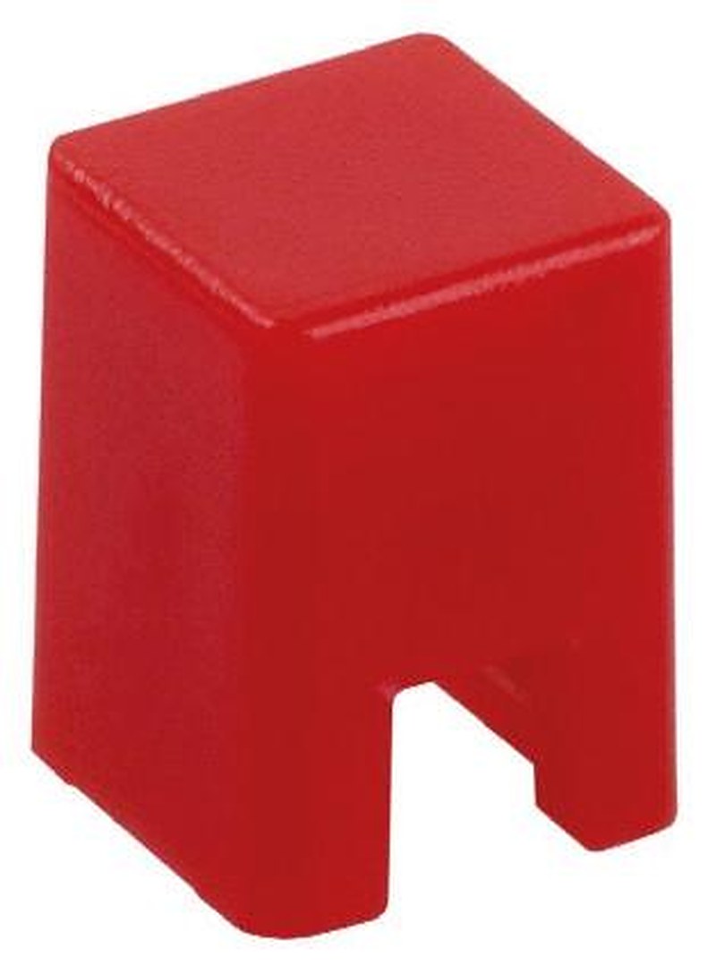 Omron Red, Red Tactile Switch Cap for Series B3F-1000, Series B3F-3000, Series B3FS, Series B3W-1000, B32-1080