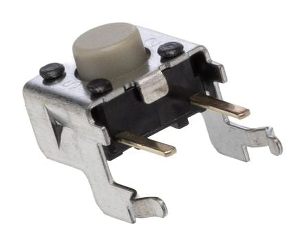 Omron IP00 Grey Tactile Switch Plunger, 1.6 mm, SPST 50mA, 500 V ac 24 V dc, Through Hole