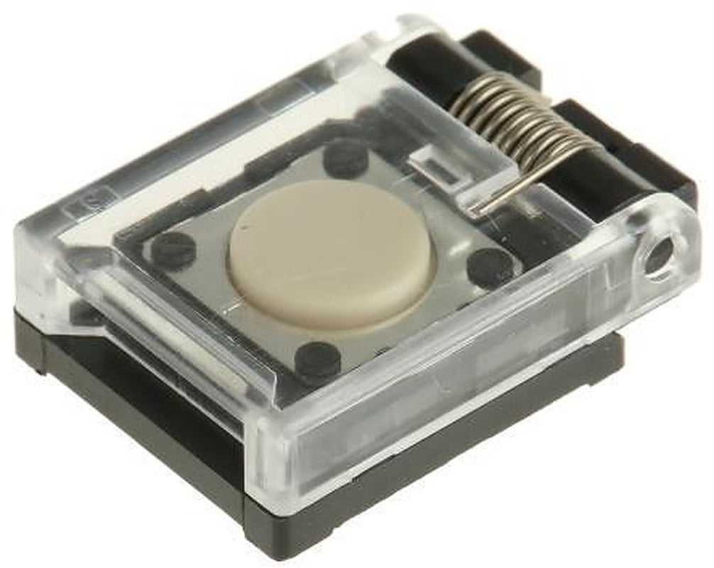 Omron Tactile Switch Button, SPST 50mA 24 V, Through Hole, Through Hole