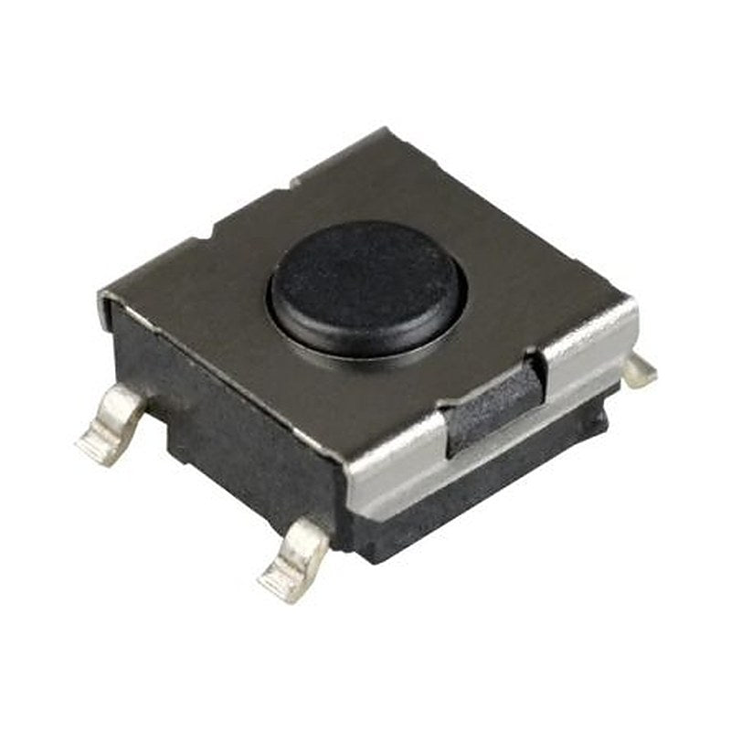Omron IP00 Black Tactile Switch Plunger, 0.5 mm, SPST 50mA 24 V dc, Surface