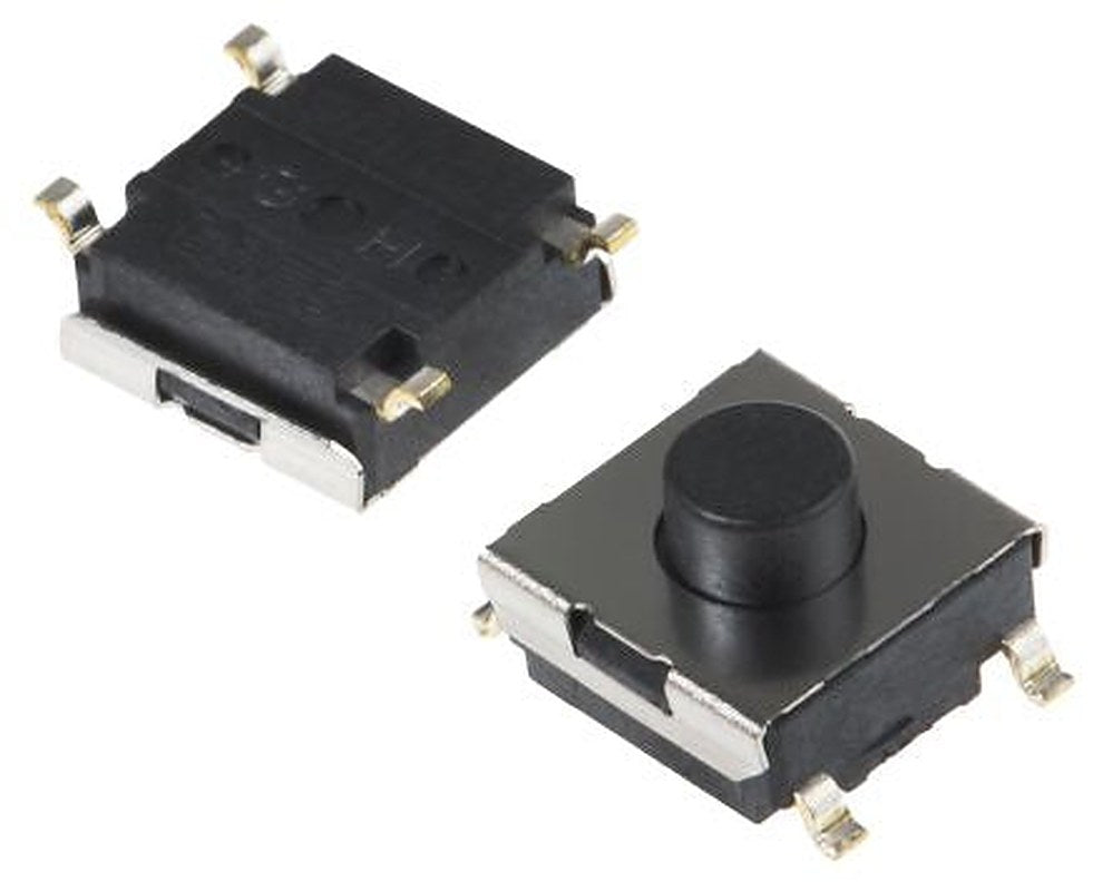 Omron Tactile Switch Plunger, 1.7 mm, SPST 50 mA 24 V dc, Surface