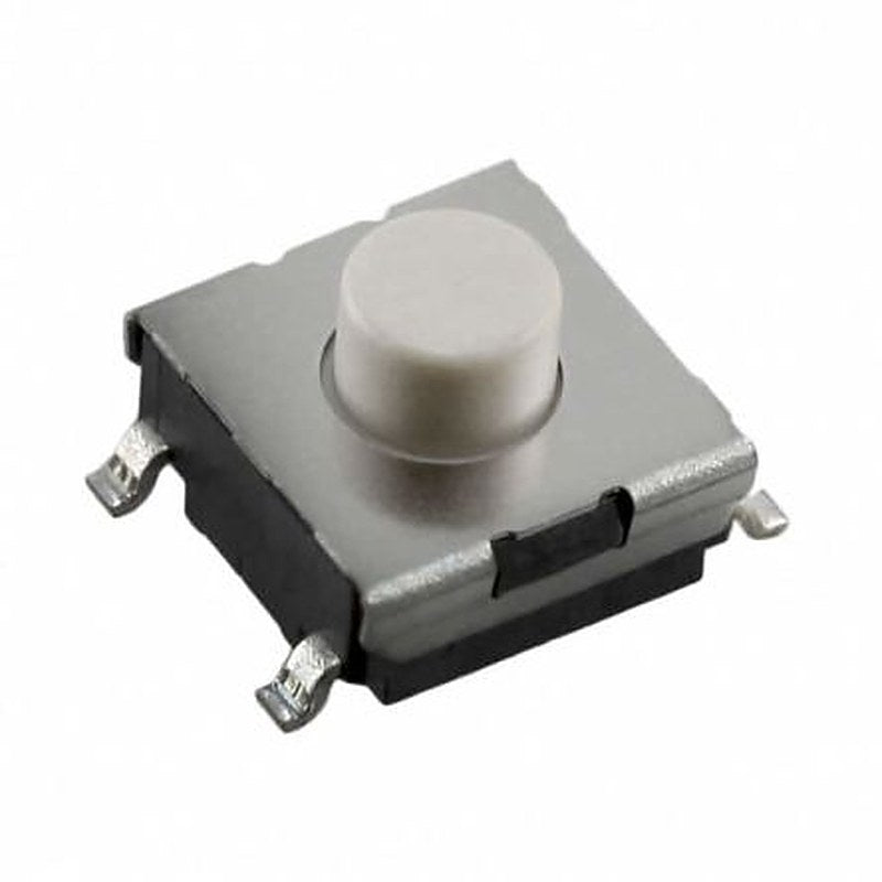 Omron IP00 Ivory Tactile Switch Flat, SPST-NO 50mA, 24 V ac 24 V dc, Surface Mount