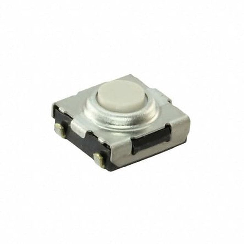 Omron IP67 Ivory Tactile Switch Round, SPST-NO 50mA, 250 V ac 24 V dc, Surface Mount