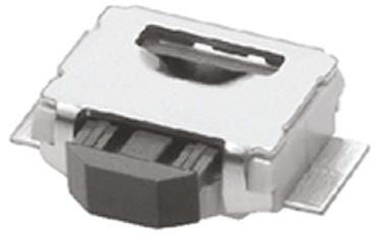 Omron IP40 Black Tactile Switch Button, 0.7 mm, SPST 50mA 12 V dc, Through Hole