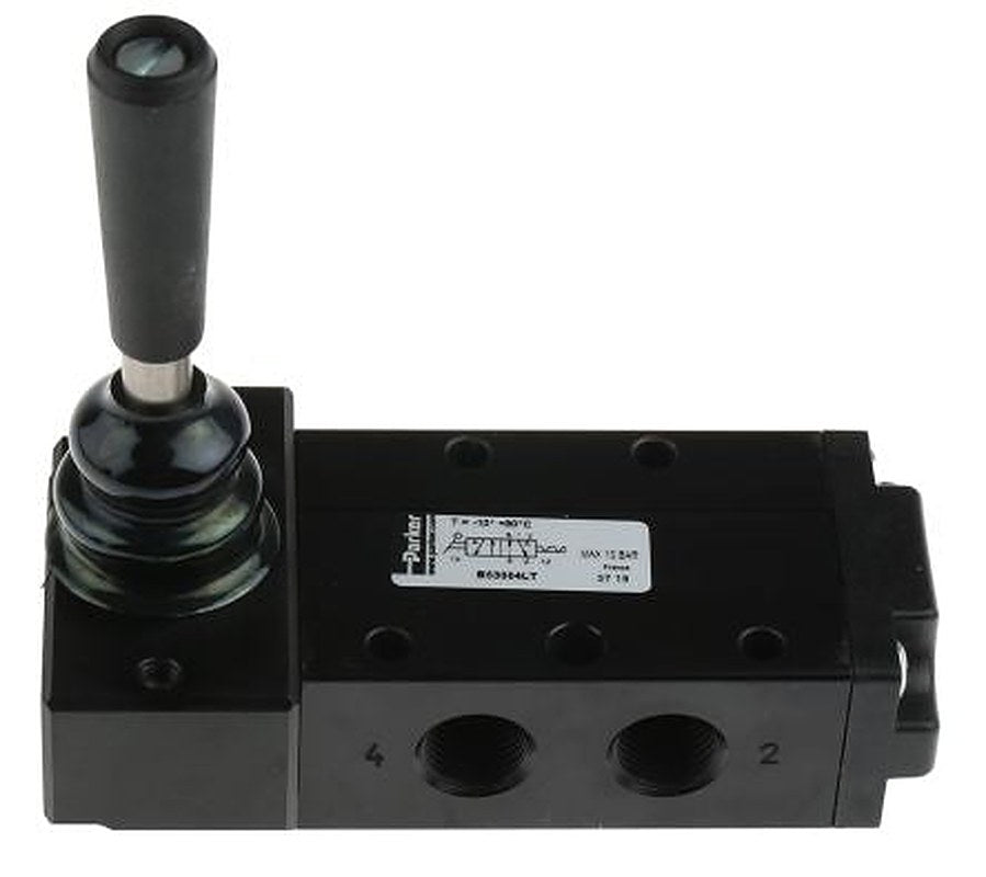 Parker Lever Pneumatic Manual Control Valve B53 Series, G G 1/4, III B