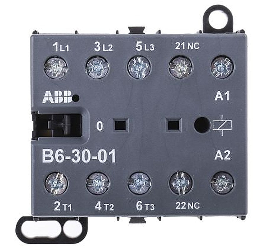 ABB B Contactor, 230V ac Coil, 3-Pole, 9 A, 4 kW 230V ac, 3 NO, 690V ac
