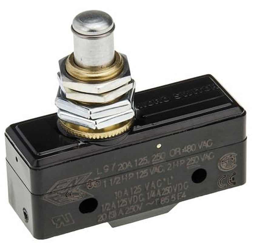 Honeywell BA Series Plunger Micro Switch, SPDT, Plastic Housing, 250V