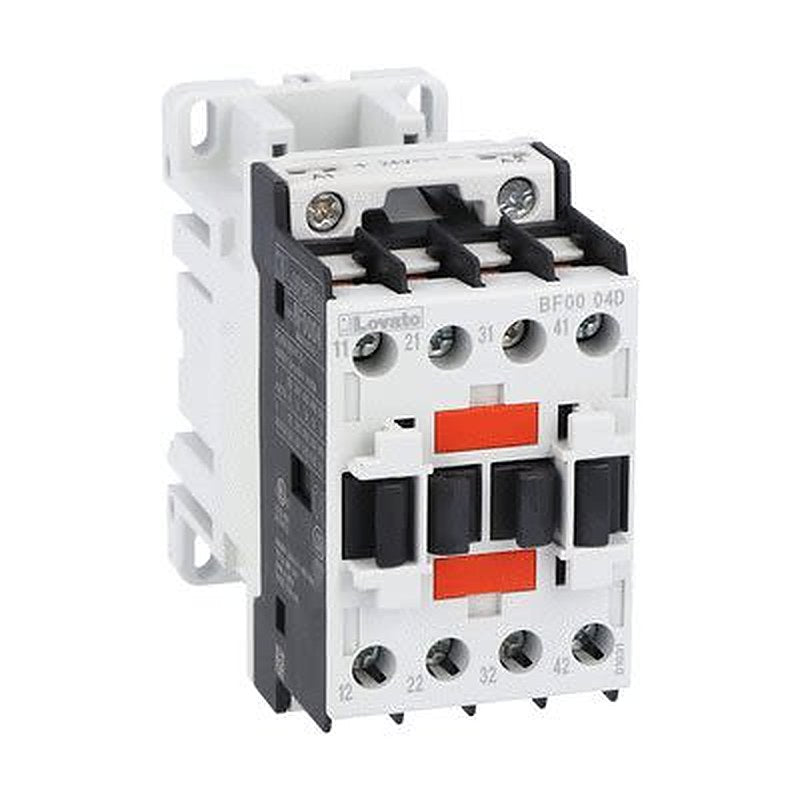 Lovato Auxiliary Contact, 4 Contact, 4 NC, BF00, DIN, 10 A, BF0004D048