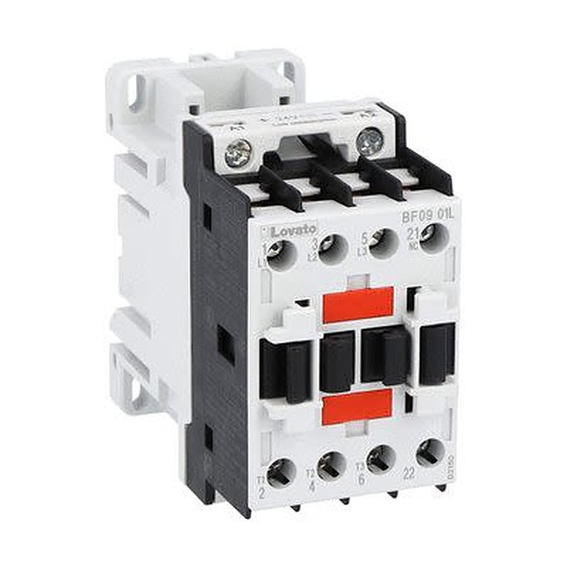 Lovato BF09 Contactor, 48V Coil, 3-Pole, 9 A, 4.8 kW, 1 NC, 440V
