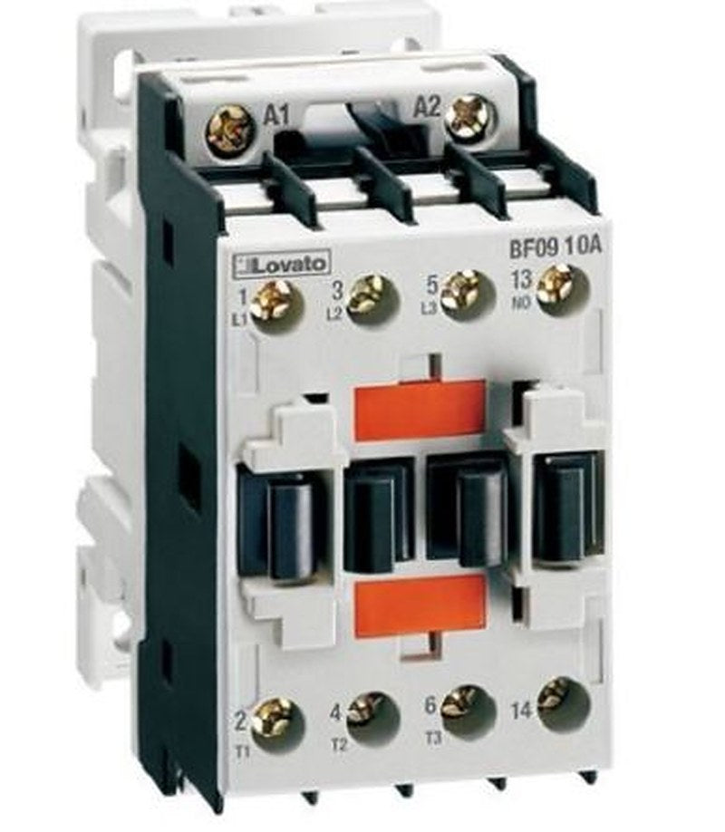 Lovato Contactor, 400V ac Coil, 3-Pole, 12 A, 5 kW 24V, 1 NC